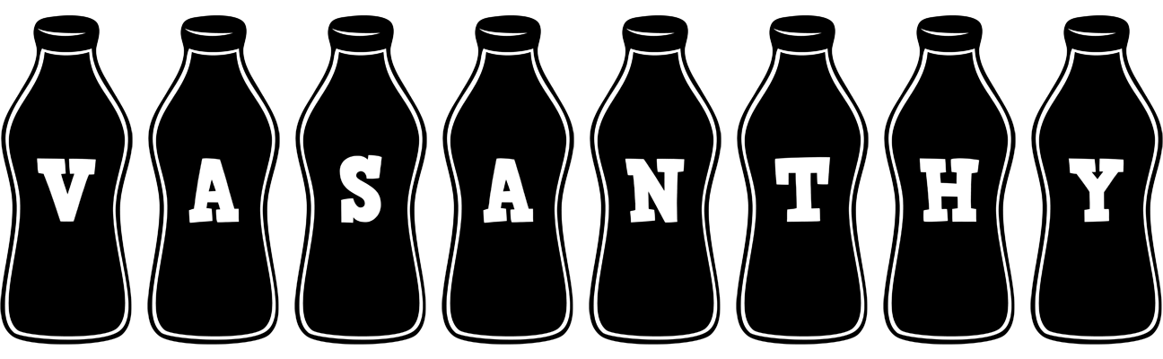 Vasanthy bottle logo