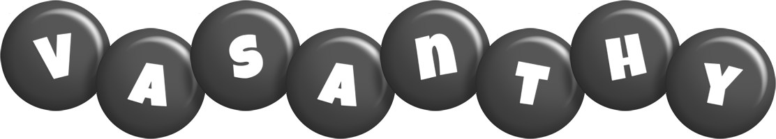 Vasanthy candy-black logo