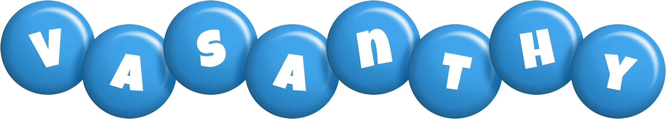 Vasanthy candy-blue logo