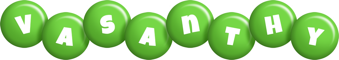 Vasanthy candy-green logo