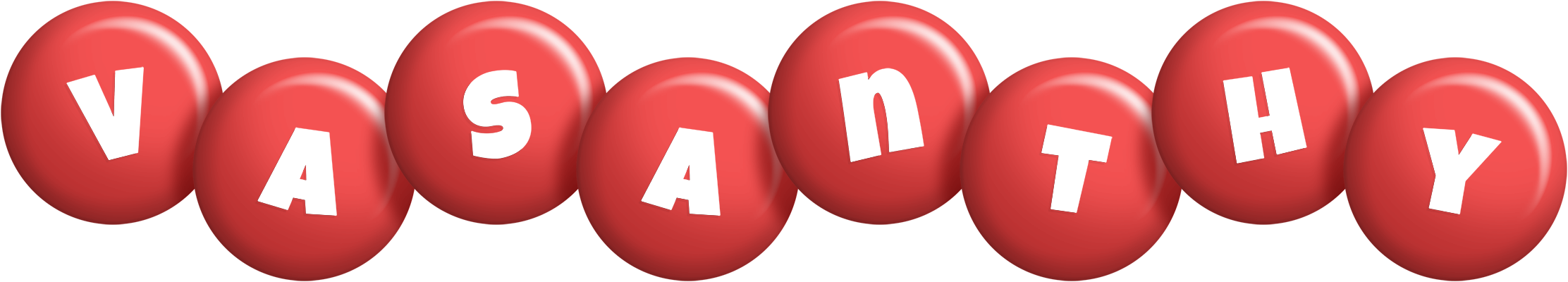 Vasanthy candy-red logo