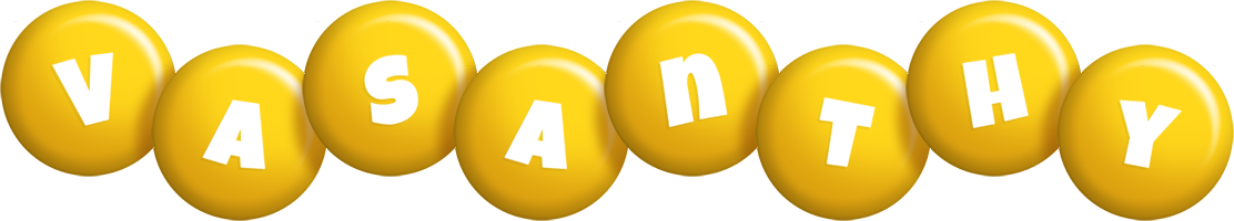 Vasanthy candy-yellow logo
