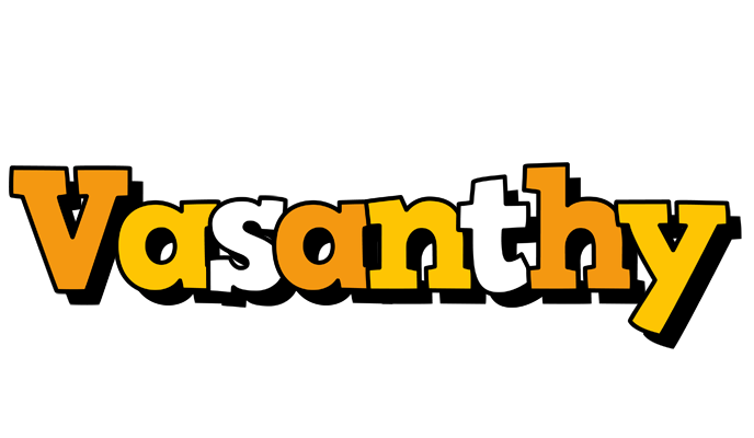Vasanthy cartoon logo