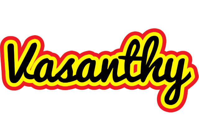 Vasanthy flaming logo