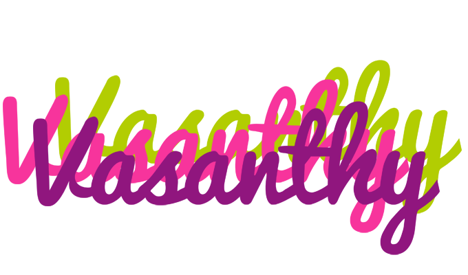 Vasanthy flowers logo
