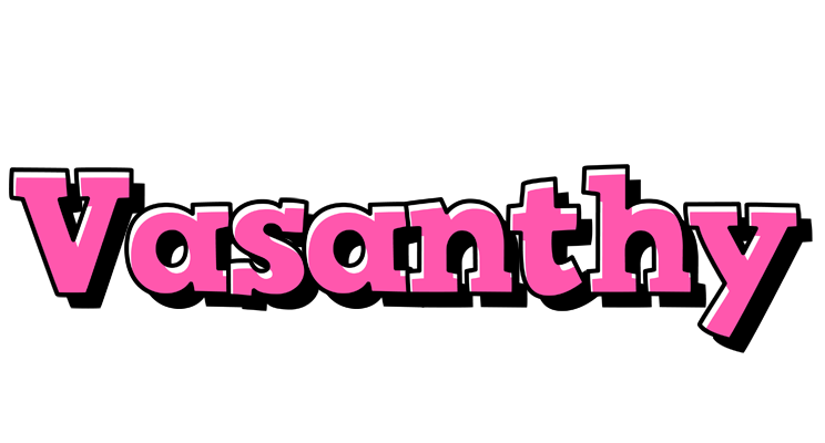 Vasanthy girlish logo