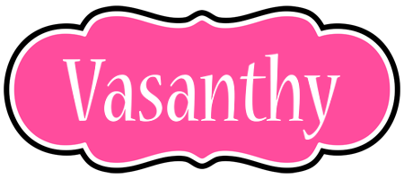 Vasanthy invitation logo