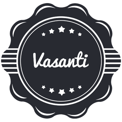Vasanti badge logo