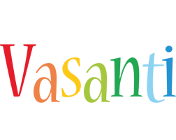 Vasanti birthday logo