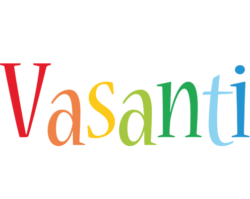 Vasanti birthday logo