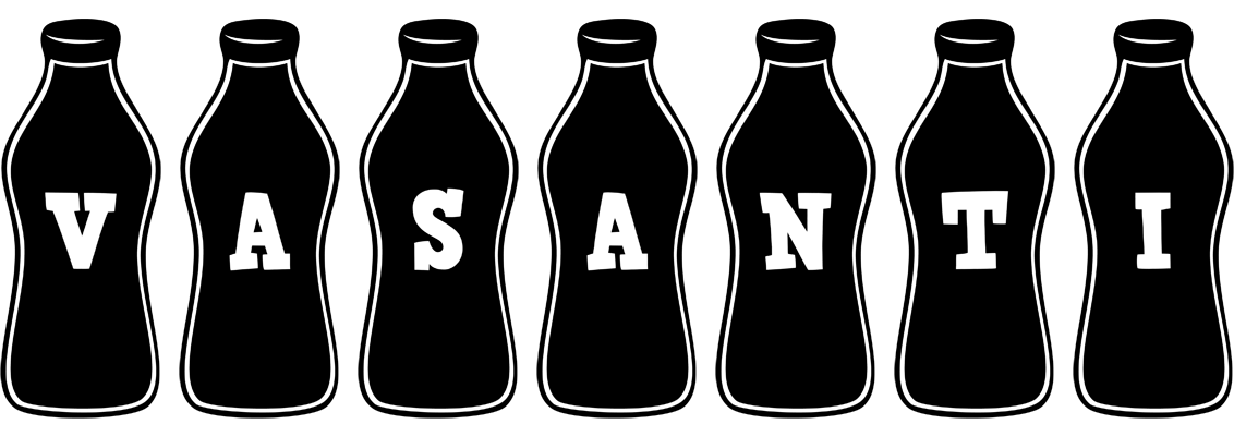 Vasanti bottle logo