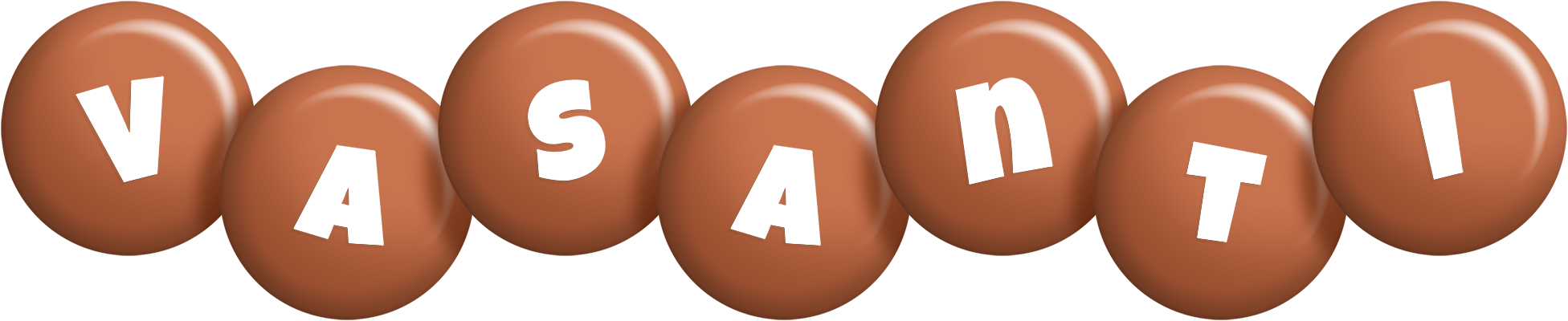 Vasanti candy-brown logo