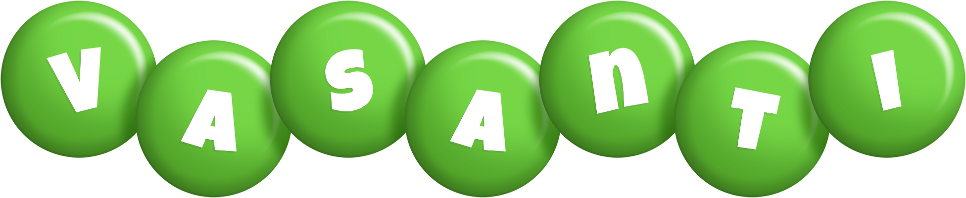 Vasanti candy-green logo