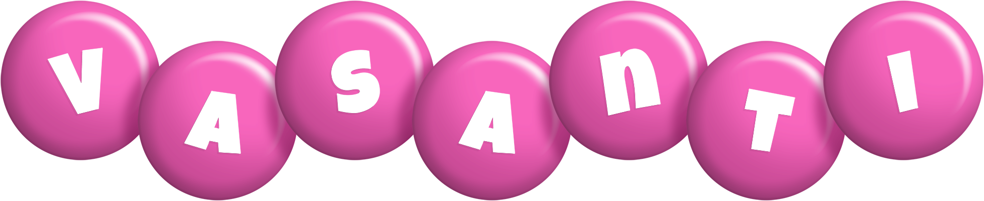 Vasanti candy-pink logo
