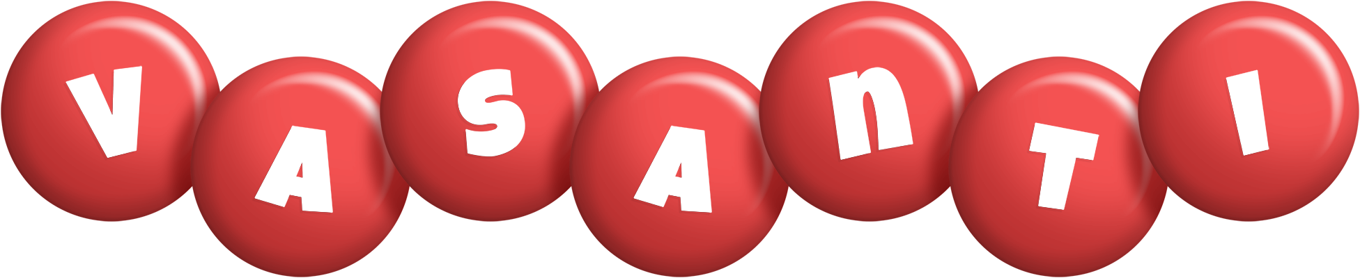 Vasanti candy-red logo