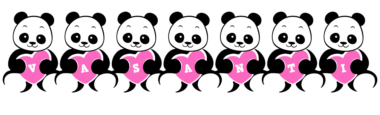 Vasanti love-panda logo