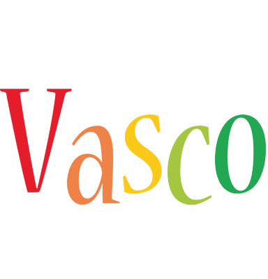 Vasco birthday logo