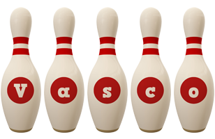 Vasco bowling-pin logo