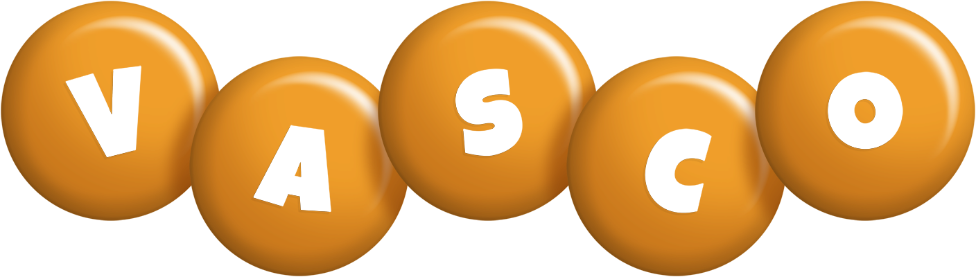 Vasco candy-orange logo