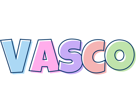 Vasco pastel logo
