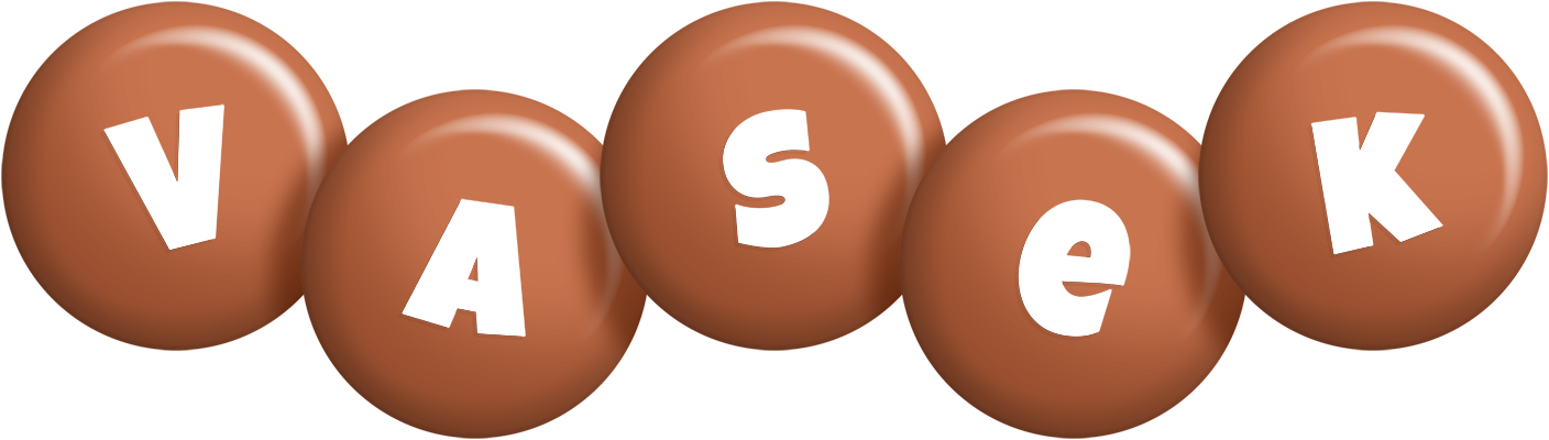 Vasek candy-brown logo