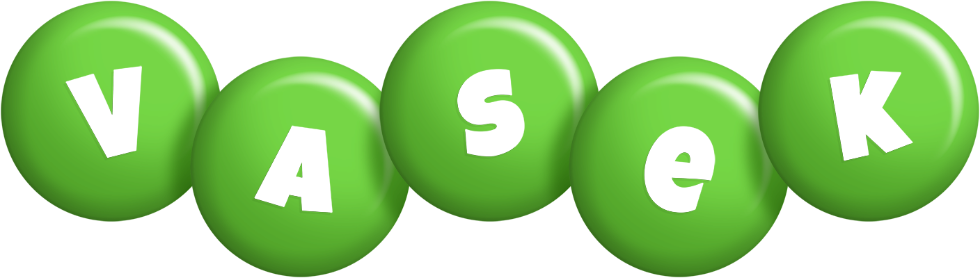 Vasek candy-green logo