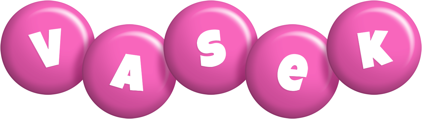 Vasek candy-pink logo