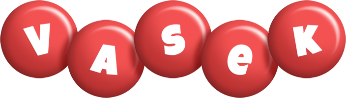 Vasek candy-red logo