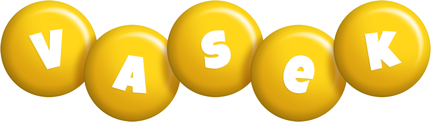 Vasek candy-yellow logo