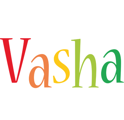 Vasha birthday logo