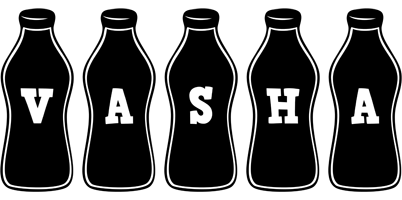 Vasha bottle logo