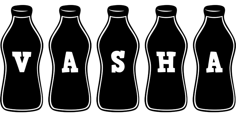 Vasha bottle logo