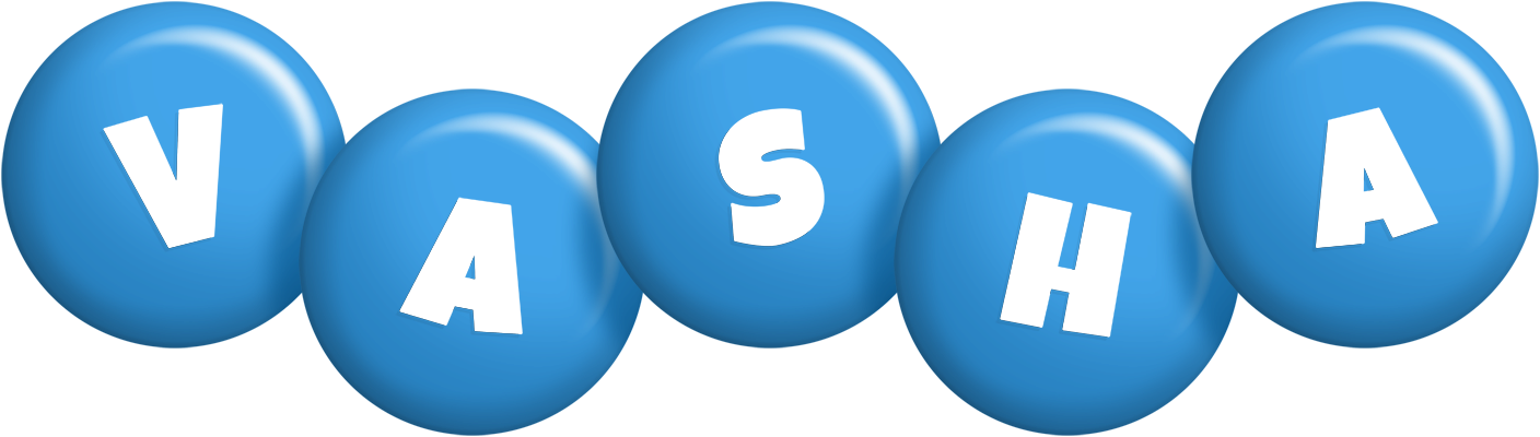 Vasha candy-blue logo