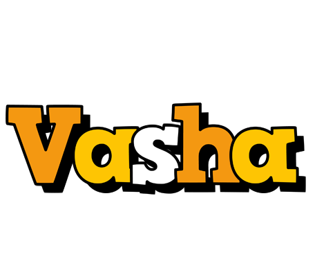 Vasha cartoon logo