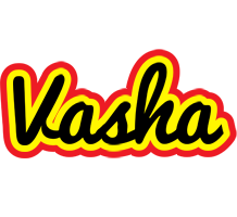 Vasha flaming logo