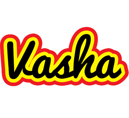 Vasha flaming logo