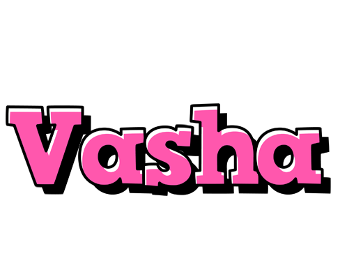 Vasha girlish logo