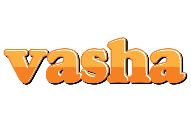 Vasha orange logo