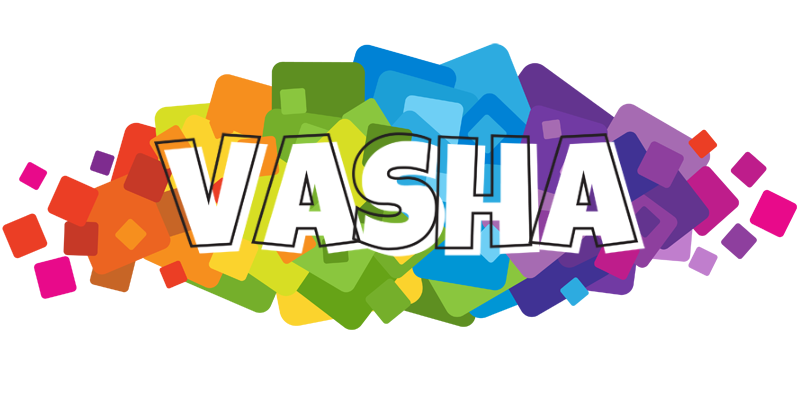 Vasha pixels logo