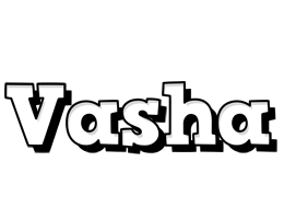 Vasha snowing logo