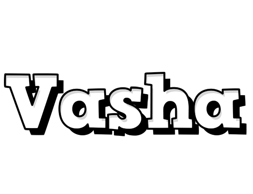 Vasha snowing logo