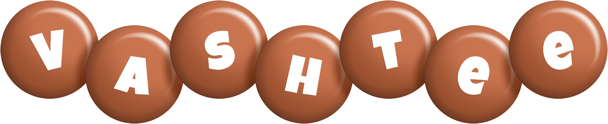 Vashtee candy-brown logo