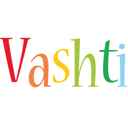 Vashti birthday logo