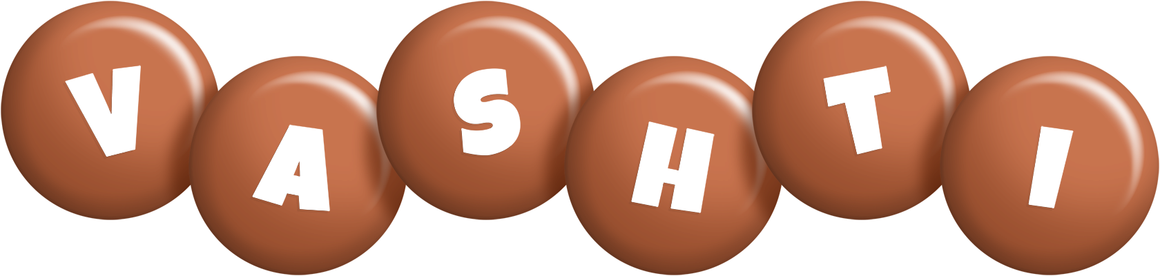 Vashti candy-brown logo
