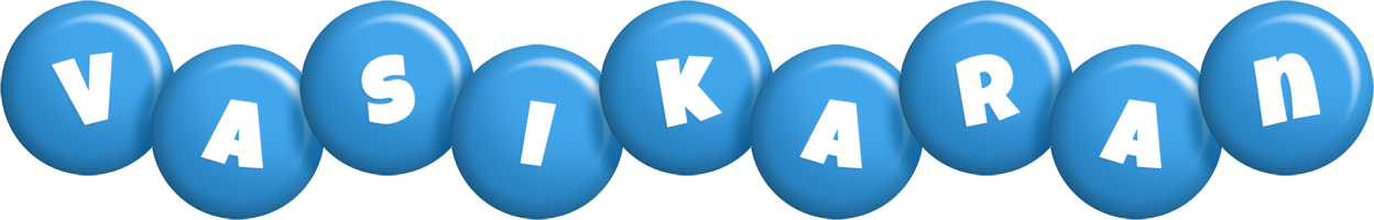 Vasikaran candy-blue logo