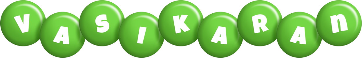 Vasikaran candy-green logo