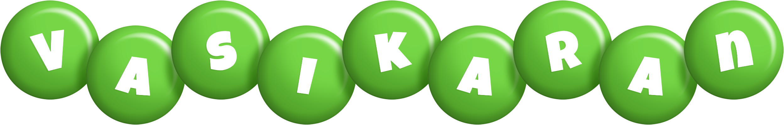 Vasikaran candy-green logo