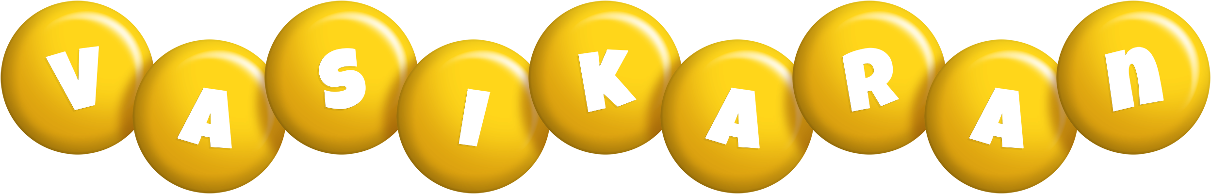 Vasikaran candy-yellow logo
