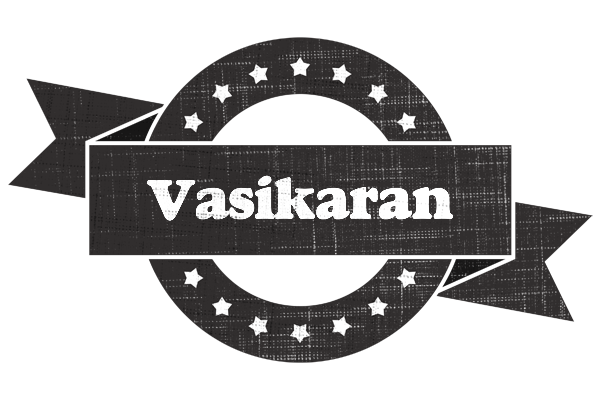 Vasikaran grunge logo