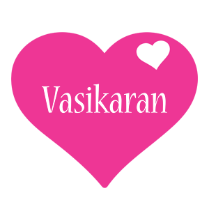 Vasikaran love-heart logo